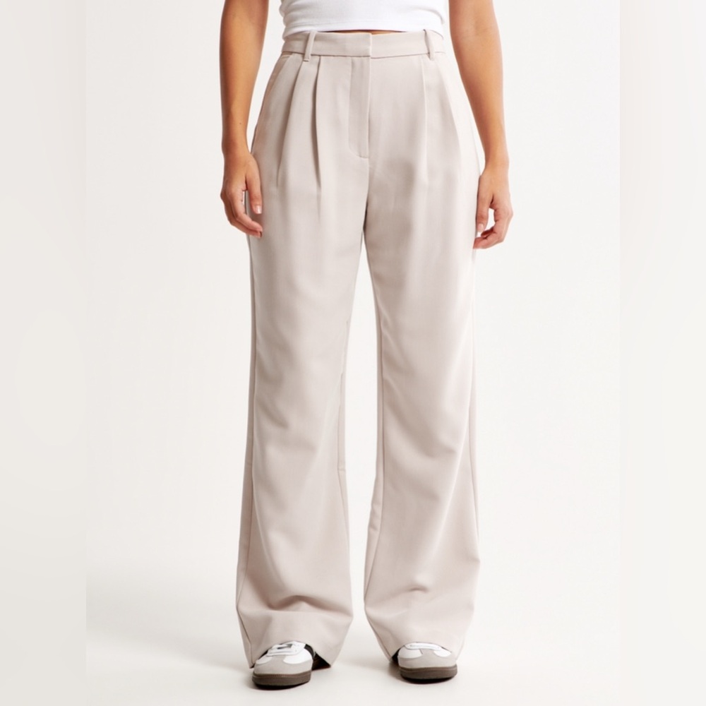 Abercrombie High Rise tailored pants